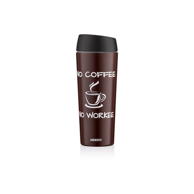 Термочашка Ardesto Coffee Time 450 мл Брунатна (AR2645CB) - picture 8