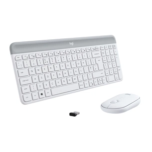 Комплект Logitech MK470 Slim Wireless UA Off-White (920-009205) зображення 1