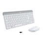 Комплект Logitech MK470 Slim Wireless UA Off-White (920-009205) - зменшене зображення 1