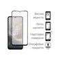 Скло захисне Dengos Full Glue Nokia C32 (black) (TGFG-306) - зменшене зображення 2