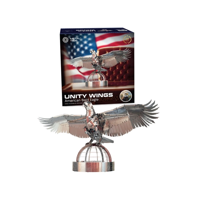 Конструктор Metal Time Колекційна модель Unity Wings Silver Armor Crystal Edition (MT101SWRSK/READY) - зображення 1