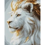 Картина по номерам Santi алмазна мозаїка "Білий лев", 40*50см на підрамнику (956065) - preview 1