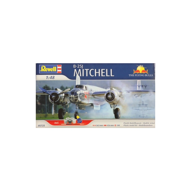 Збірна модель Revell Літак B-25J Mitchell Flying Bulls 1:48 (5725) - изображение 1