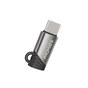 Адаптер Promate Link-Ci Lightning - USB Type C (F/M) Grey - уменьшенное изображение 1