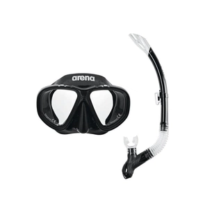 Набір для плавання Arena Premium Snorkeling Set JR 002019-505 маска і трубка чорний Діт OSFM (3468336174371) зображення 1