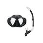 Набір для плавання Arena Premium Snorkeling Set JR 002019-505 маска і трубка чорний Діт OSFM (3468336174371) - зменшене зображення 1