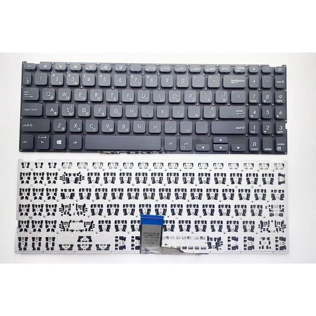 Клавіатура ноутбука ASUS X512/X512DA/X512FA/X512UA/X512UB Series чорна UA (A46173) - зображення 1