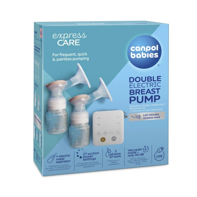Молоковідсмоктувач Canpol babies електричний подвійний ExpressCare (12/212) - picture 6