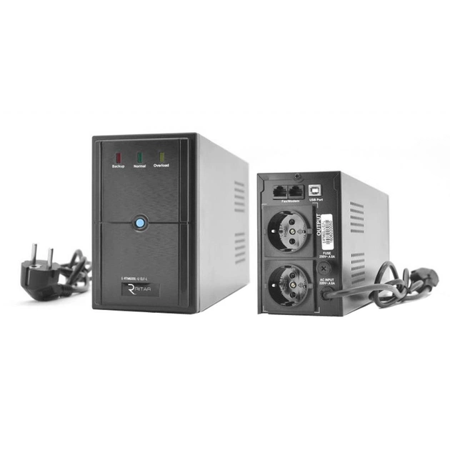 Пристрій безперебійного живлення Ritar E-RTM600L-U (360W) ELF-L (E-RTM600L-U) - зображення 1