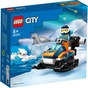 Конструктор LEGO City Арктичний дослідницький снігохід 70 деталей (60376) - зменшене зображення 1