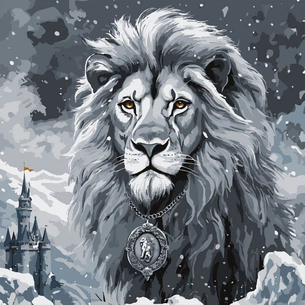 Картина по номерам Santi Цар звірів 40*40 (954843) зображення 1