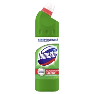 Рідина для чищення ванн Domestos Максимальний Захист Хвойна свіжість 24 години 750 мл (8720181679056) изображение 1