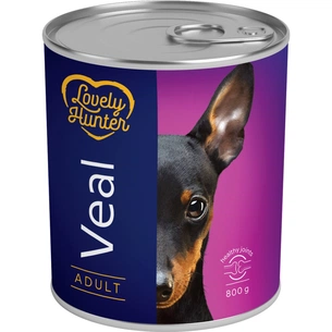 Консерви для собак Lovely Hunter Adult Veal 800 г (LHU45353) зображення 1