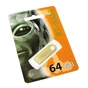 USB флеш накопичувач Hi-Rali 64GB Shuttle Series Gold USB 2.0 (HI-64GBSHGD) - зменшене зображення 1