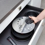 Кришка для посуду Tefal Ingenio, 20-28см, нержавіюча сталь, пластик (L9829853) - зменшене зображення 6
