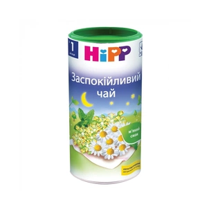 Дитячий чай HiPP заспокiйливий від 1 міс. 200 гр (9062300104018) изображение 1