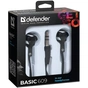 Навушники Defender Basic 609 Black-White (63609) - зменшене зображення 2