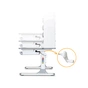 Парта Mealux Edmonton Multicolor Grey (BD-610 W/МС + G з полицею) - уменьшенное изображение 4