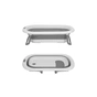 Ванночка El Camino ME 1108 BATH Складна 78х49х21 см Сіра (ME 1108 BATH gray) - зменшене зображення 2