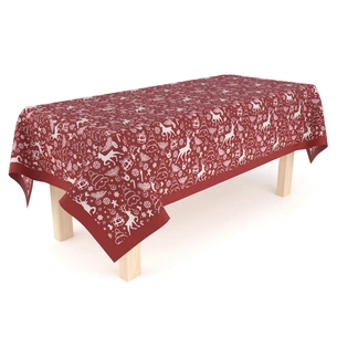 Скатертина Home Line червоний, 140х220 см (159432) зображення 1