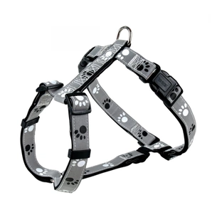 Шлея для собак Trixie Silver Reflect з лапами XS-S 30-40 см/15 мм сіра (4011905122311) зображення 1