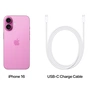 Мобільний телефон Apple iPhone 16 128GB Pink (MYEA3) - зменшене зображення 8