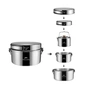 Набір туристичного посуду Naturehike NH22CJ005 4 предмета (6927595708859) - зменшене зображення 2
