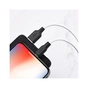 Дата кабель USB 2.0 AM to Lightning 1.0m 2.4A silicone X21 black+white HOCO (6931474711816) - уменьшенное изображение 4