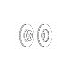 Гальмівний диск FERODO DDF2086C-1 зображення 1