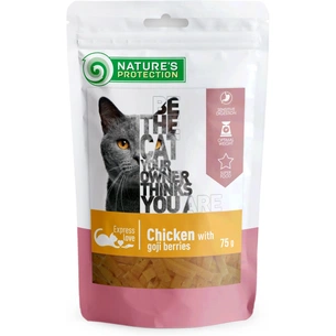 Ласощі для котів Nature's Protection Chicken with goji berries 75 г (SNK46111) зображення 1