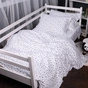Постільна білизна MirSon 016 White Stars Фланель 2 x 160 x 220 Сімейний Євро (2200009652165) - зменшене зображення 1