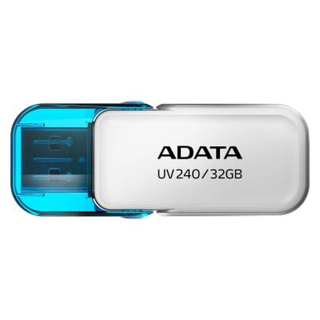 USB флеш накопичувач ADATA 32GB UV240 White USB 2.0 (AUV240-32G-RWH) - зображення 1