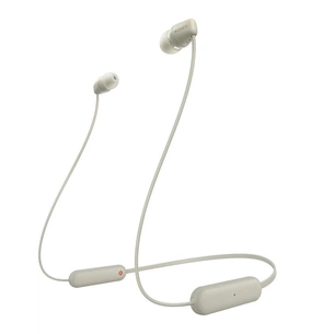 Навушники Sony WI-C100 Beige (WIC100C.CE7) зображення 1