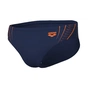 Плавки Arena Double Graphic Swim Briefs 010951-705 темно-синій, помаранчевий 100 (3468337766261) - уменьшенное изображение 7