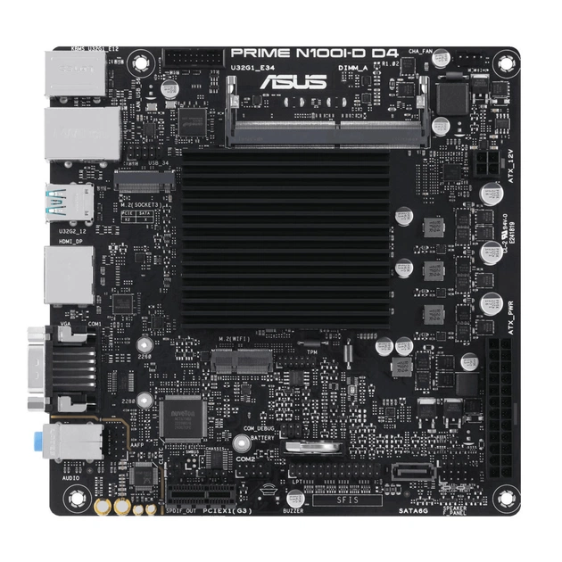 Материнська плата ASUS PRIME N100I-D D4-CSM - зображення 1