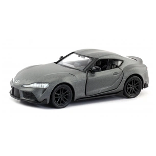 Масштабна модель автомобіля Uni-Fortune Toyota Supra 2020 (матова) срібляста (554053M(F)) зображення 1