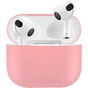 Чохол для навушників BeCover Silicon для Apple AirPods (3nd Gen) Grapefruit-Pink (707231) - зменшене зображення 1
