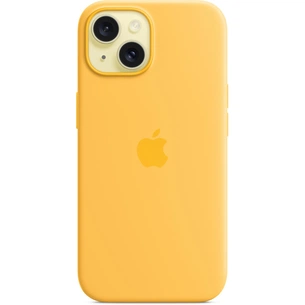 Чохол до мобільного телефона Apple iPhone 15 Silicone Case with MagSafe - Sunshine, Model A3123 (MWNA3ZM/A) зображення 1