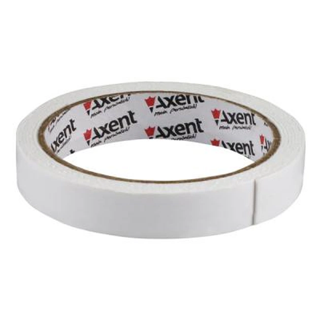 Скотч Axent double-sided, 18mmХ2m, foamed (3111-А) - зображення 1