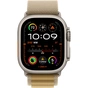 Ремінець до смарт-годинника Apple 49mm Tan Alpine Loop - Medium - Natural Titanium Finish (MXN23ZM/A) - уменьшенное изображение 3