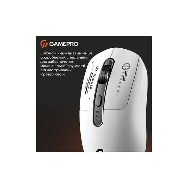 Мишка GamePro Genesis Winner Wireless/Bluetooth/USB White (GM079W) - picture 10