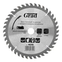 Диск пильний Grad по дереву з твердосплавними напайками Ø185×22.2(20;16)×40Т, 8000об/хв GRAD (1957745) (1957745) - зменшене зображення 1