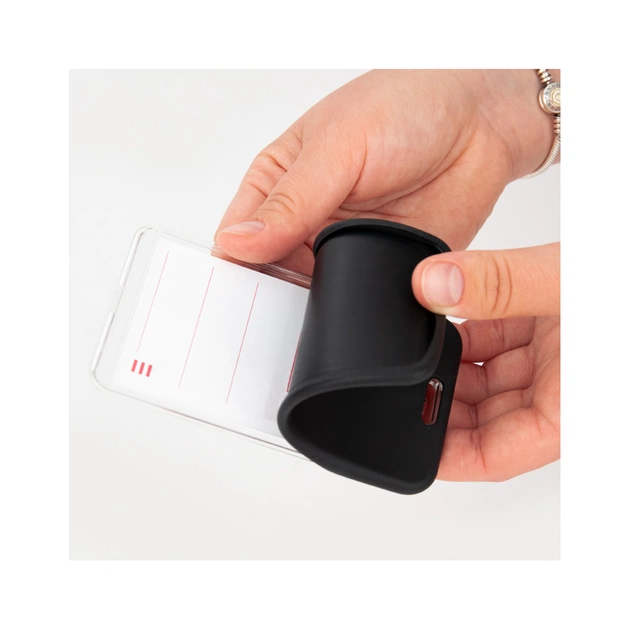 Бейдж Axent чохол SoftTouch матовий, 54х85мм ,чорний (4550V-01-A) - picture 5