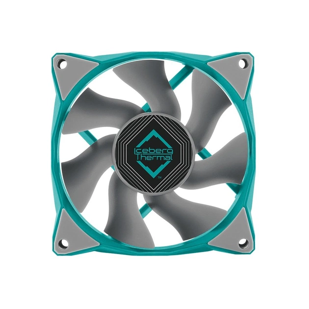 Кулер до корпусу Iceberg Group IceGALE Xtra - 80mm Teal (ICEGALE08D-A0A) - изображение 1
