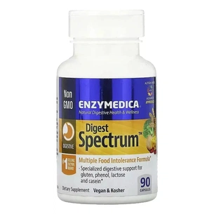 Пробіотики Enzymedica Травні ферменти, Digest Spectrum, 90 капсул (ENZ-29171) зображення 1