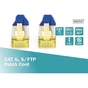 Патч-корд 0.25м, SFTP, cat.6A, AWG 26/7, Cu, LSZH, blue Digitus (DK-1644-A-0025/B) - уменьшенное изображение 4