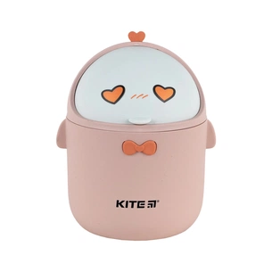 Кошик для паперів Kite Настільний контейнер для сміття, персиковий (K24-010-2) зображення 1