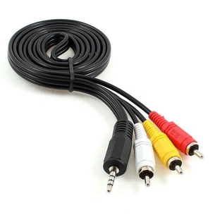 Кабель мультимедійний 3.5mm M to 3xRCA M 2.0m (4pin) AV Cablexpert (CCA-4P2R-2M) зображення 1