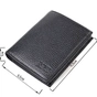 Гаманець Bond Accessories З натуральної шкіри Чорний (21988) - зменшене зображення 3