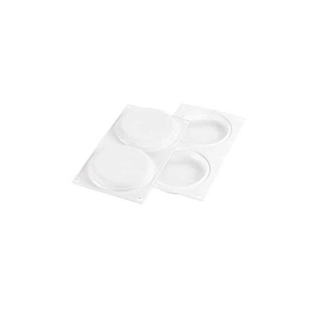 Форма для випікання Silikomart Decor Round d 105 h 17 мм, 140 мл x 2 (DECOR ROUND 140) - зображення 1